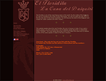 Tablet Screenshot of elfloridita.net